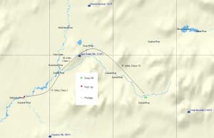 Koktuli River Map